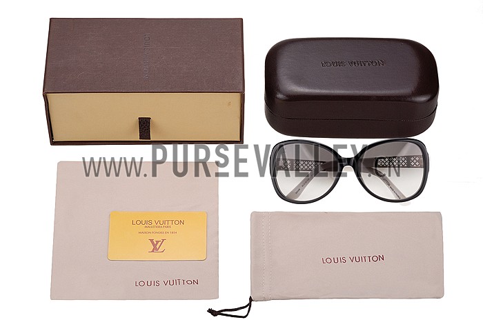 Louis Vuitton Obsession White Frame Sunglasses 308109