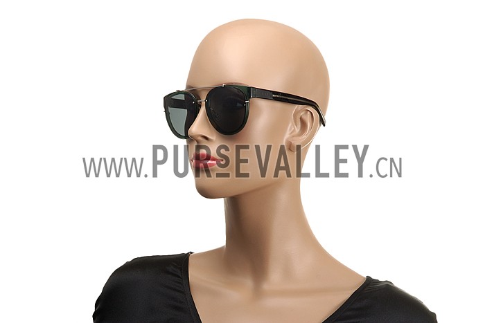 Christian Dior Homme Panto Green Lens Sunglasses 307895