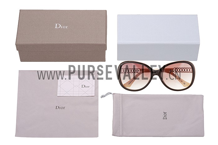 Christian Dior Brillance Beige Frame Sunglasses 308063