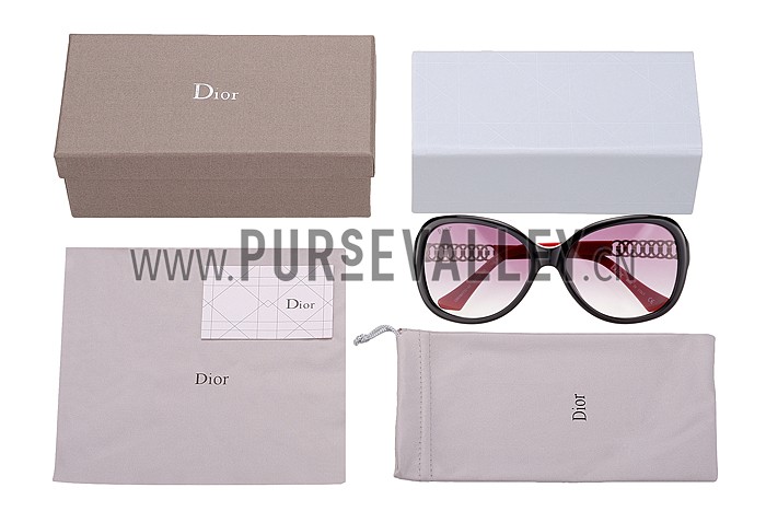 Christian Dior Brillance Red Frame Sunglasses 308066