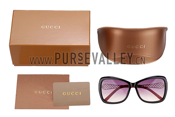 Gucci Diamantissima Black Frame Sunglasses 308086