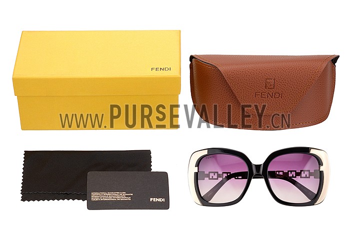 Fendi Oprah Classic Black Frame Sunglasses 308075