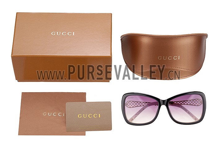 Gucci Diamantissima White Frame Sunglasses 308091