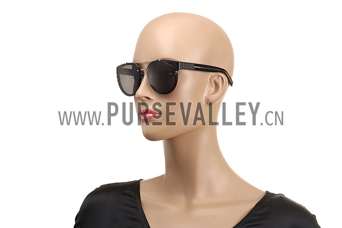 Christian Dior Homme Panto Black Lens Sunglasses 307894