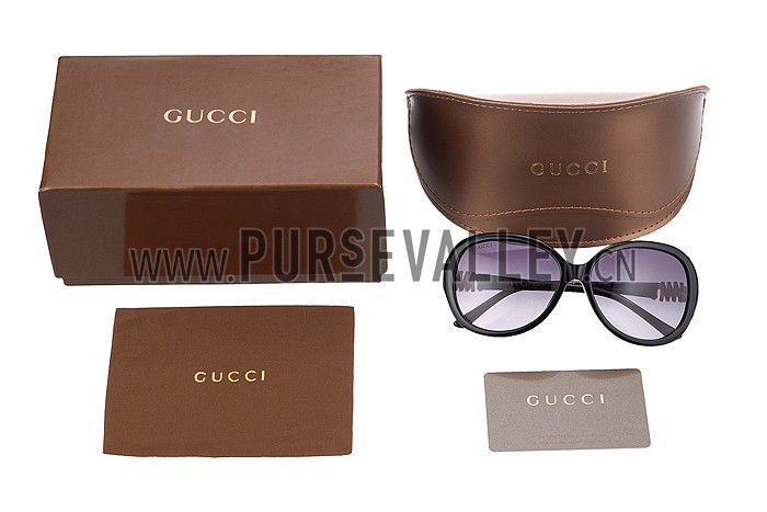 Gucci Round Diamond Sunglasses 307808