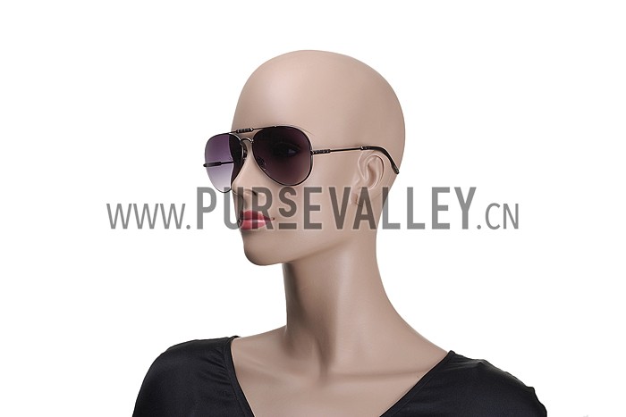 Gucci Aviator Chrome Sunglasses 307821