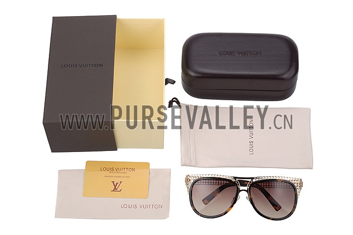 Louis Vuitton Dorothy Tortoise Sunglasses 307862