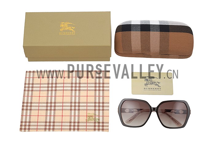 Burberry Butterfly Square Beige Sunglasses 307758
