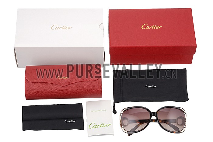 Cartier Retro Havana Sunglasses 307787