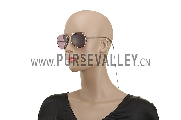 Ksubi Aviator Purple Lens Sunglasses 307767