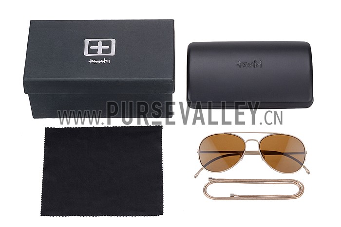 Ksubi Aviator Brown Lens Sunglasses 307766