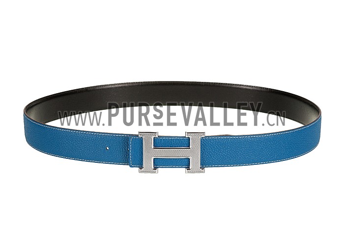 Hermes Blue With Silver 