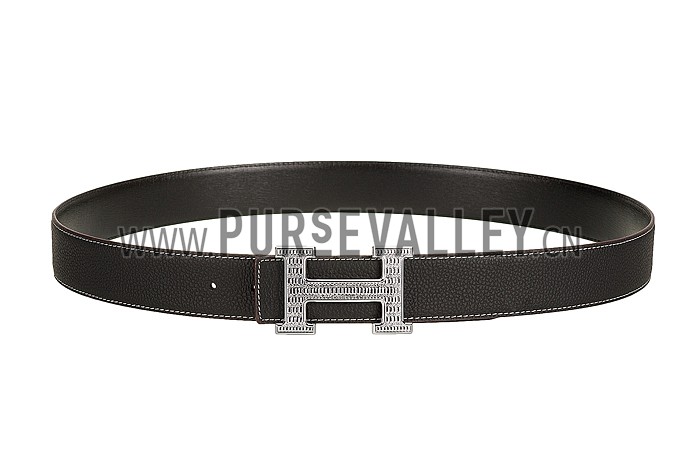 Hermes Brown With Silver 