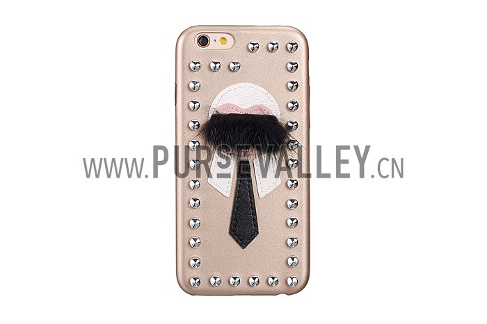 Fendi Karlito Gold Studded Case for iPhone 6/6S 18926693