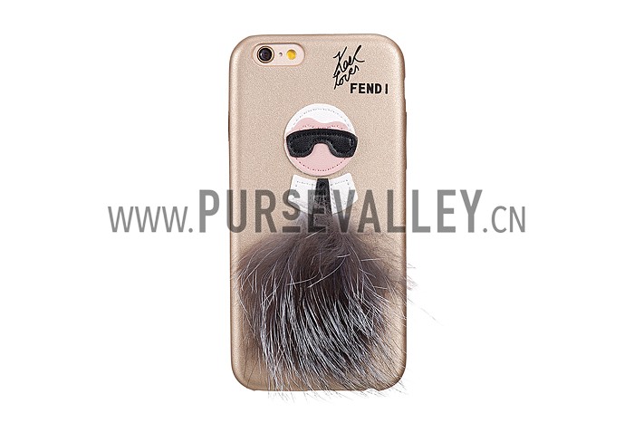 Fendi Karlito Gold Case for iPhone 6/6S 18926690