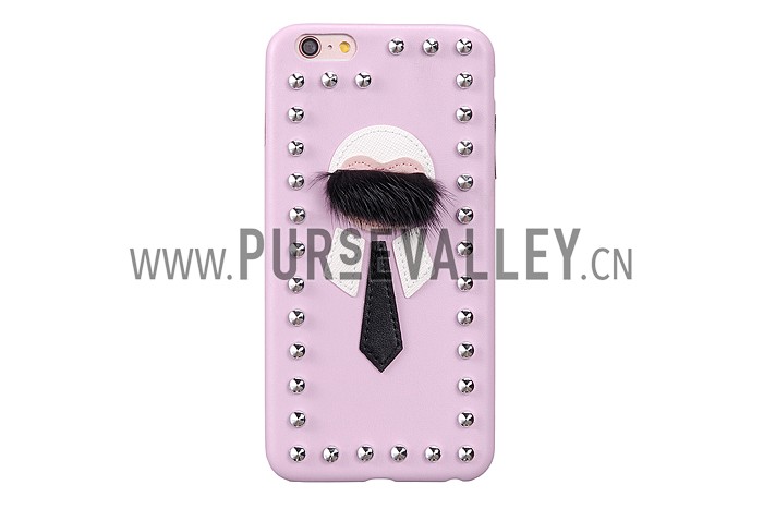 Fendi Karlito Pink Studded Case for iPhone 6 Plus/6S Plus 18926697
