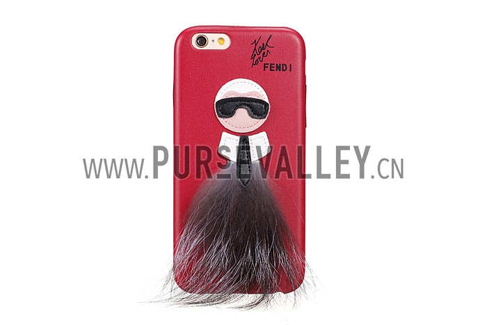 Fendi Karlito Red Case for iPhone 6/6S 18926689