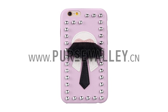 Fendi Karlito Pink Studded Case for iPhone 6/6S 18926692