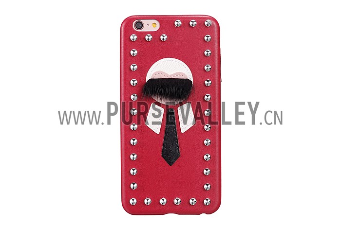 Fendi Karlito Red Studded Case for iPhone 6 Plus/6S Plus 18926695