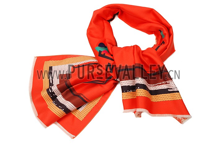 Fendi Womens Silhouette Orange 621785