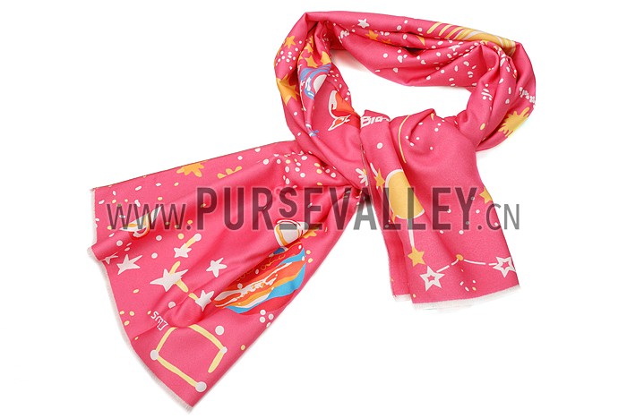 Valentino Starry Sky Scarf Pink 621808