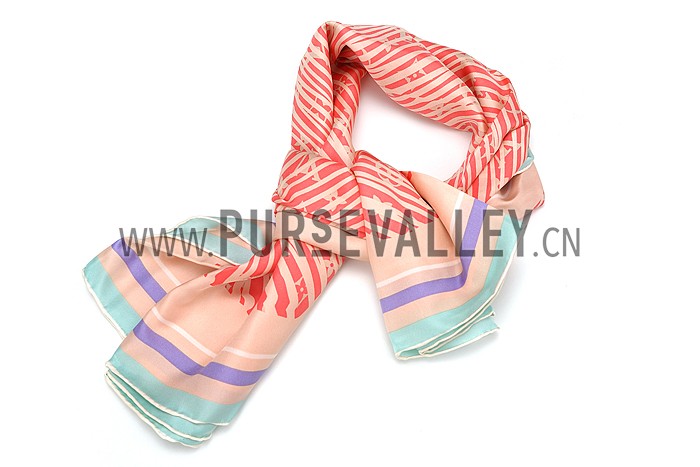 Louis Vuitton Alma Print Scarf Pink 621815