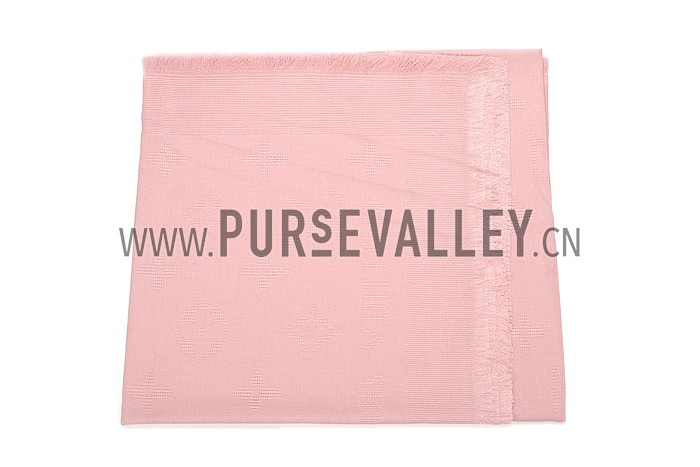 Louis Vuitton Peach Monogram Shawl 621730