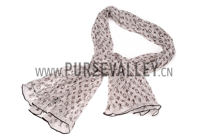 Louis Vuitton Monogram Classic Scarf Brown 621812