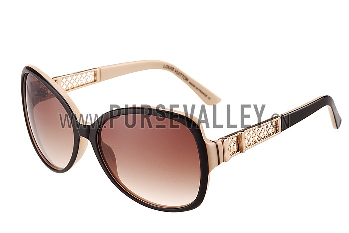 Louis Vuitton Obsession Beige Frame Sunglasses 308108