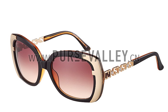 Fendi Oprah Classic Brown Frame Sunglasses 308077