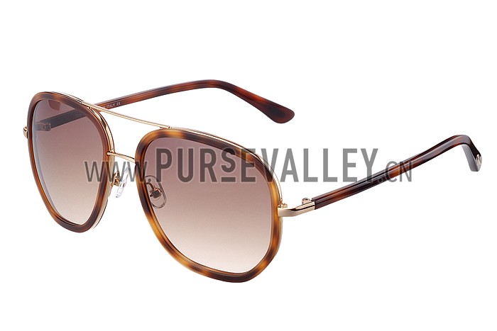 Tom Ford Cyrille Aviator Brown Frame Sunglasses 307899