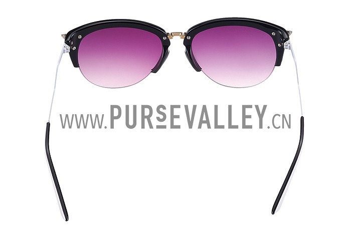 Dior Zig-Zag White Rims Sunglasses 307872