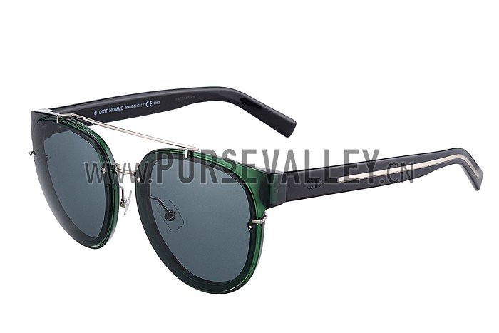 Christian Dior Homme Panto Green Lens Sunglasses 307895