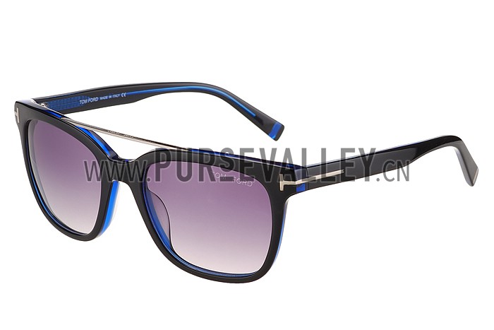 Tom Ford Terry Blue And Silver Sunglasses 308060