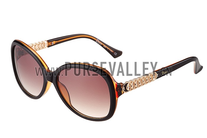 Christian Dior Brillance Brown Frame Sunglasses 308064