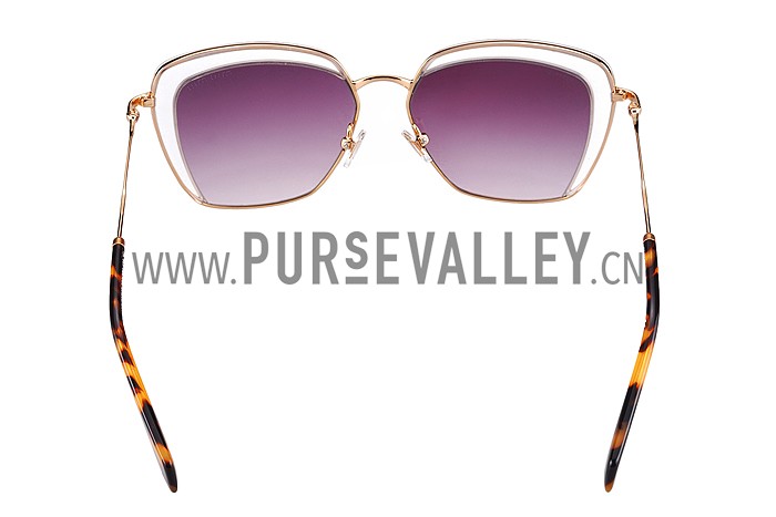 Miu Miu Square Double Frames Sunglasses 307891