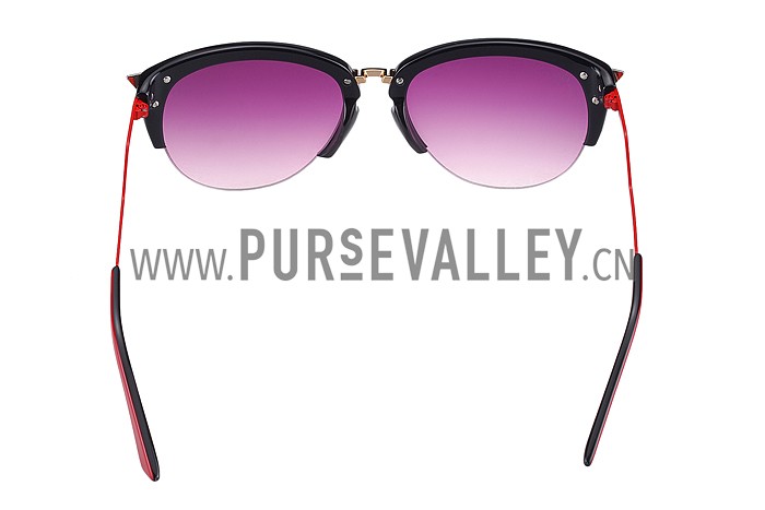 Dior Zig-Zag Red Rims Sunglasses 307871