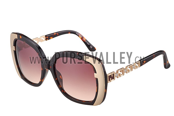 Fendi Oprah Classic Tortoise Frame Sunglasses 308078