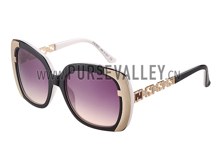 Fendi Oprah Classic White Frame Sunglasses 308080