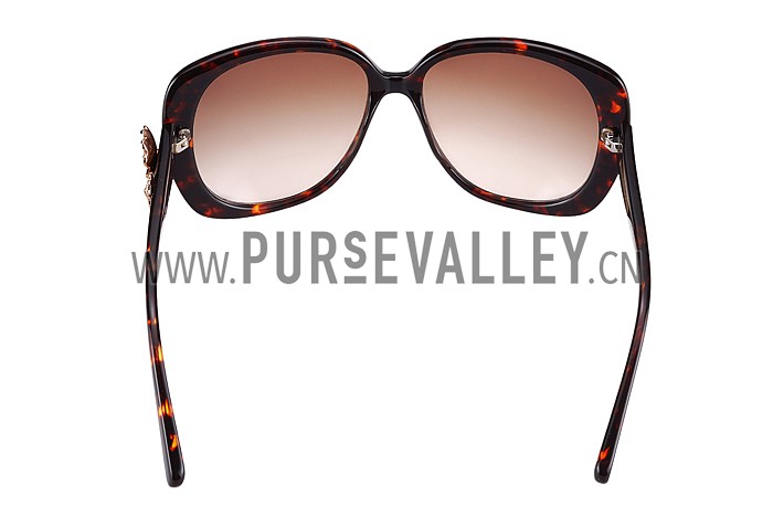 Marc Jacobs Flower Temple Havana Frames Sunglasses 307901