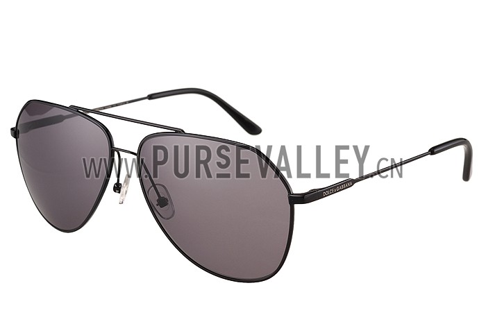 Dolce And Gabbana Aviator Black Frame Sunglasses 308137