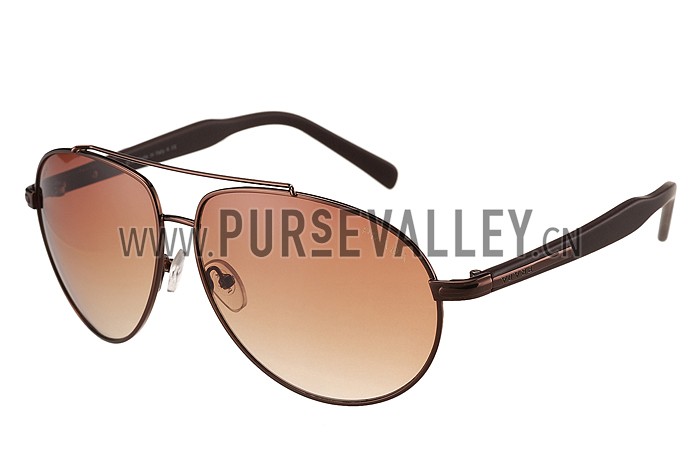 Prada Aviator Brown Frame Brown Sunglasses 308150