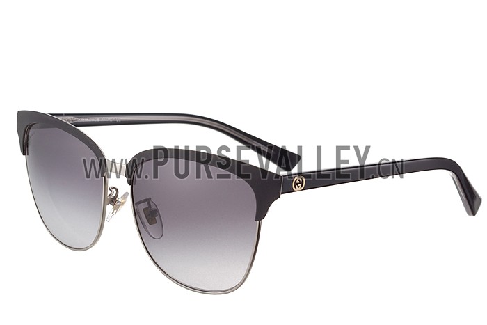 Gucci Cat Eye Black Frame Sunglasses 308197