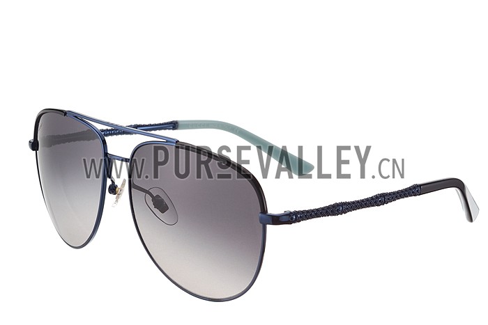 Gucci Ultra-light Aviator Blue Frame Sunglasses 308203