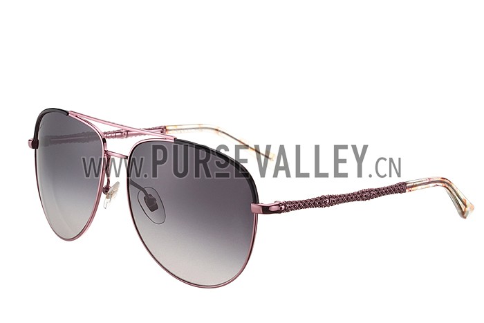 Gucci Ultra-light Aviator Pink Frame Sunglasses 308205