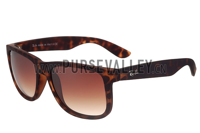 Ray Ban Justin Tortoise Frame Brown Lenses Sunglasses 308237