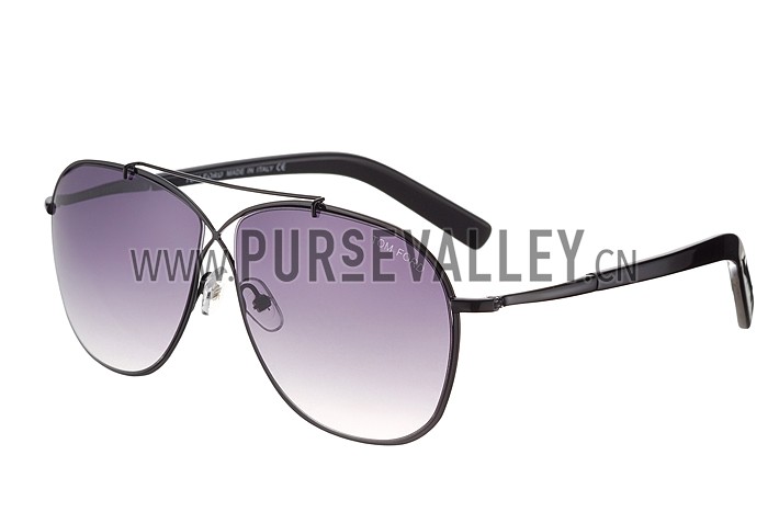 Tom Ford Eva Pilot Black Frame Sunglasses 308239