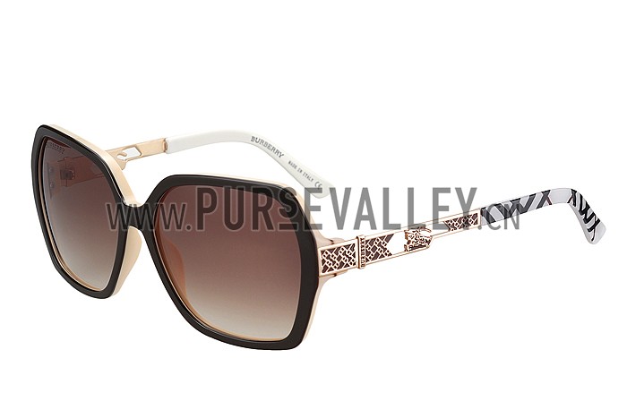 Burberry Butterfly Square Beige Sunglasses 307758