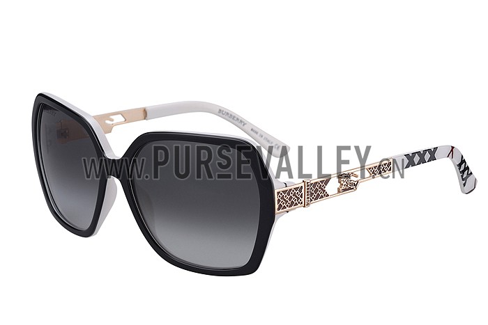 Burberry Butterfly Square White Sunglasses 307759