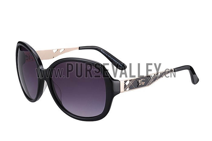 Burberry Butterfly Round Black Sunglasses 307760